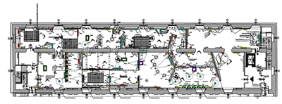 ilustracja graficzna - plan nowej wystawy stałej