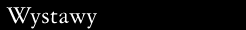 Napis: Wystawy